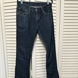 Levi's Dark Blue Bootcut Jeans for Men